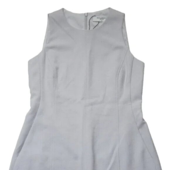 NWT MM. Lafleur The Constance in Pewter Nep Suiting Sleeveless Sheath Dress 6 - Picture 3 of 5